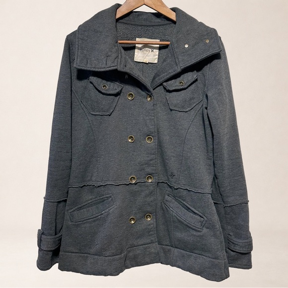 Hurley Jackets & Blazers - FALL 2008 HURLEY | Military Peacoat Utility Jacket Surf Skate